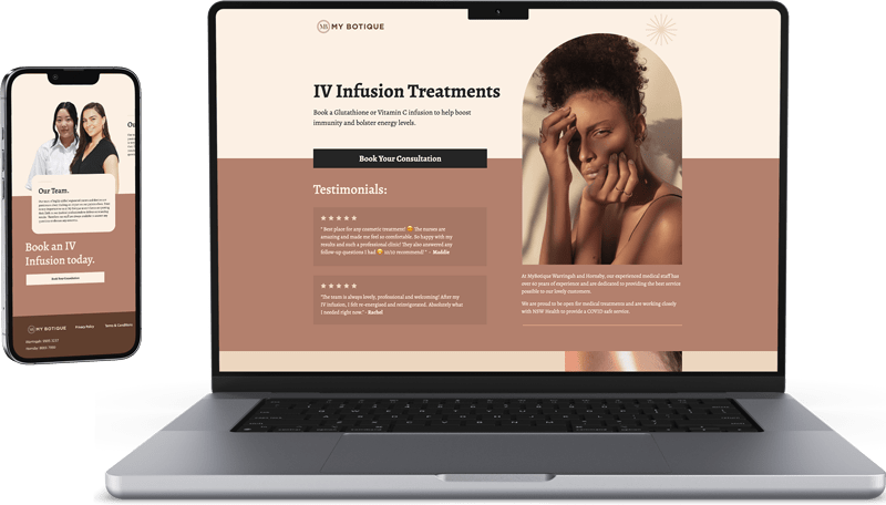 IV Infusions Treatments Website